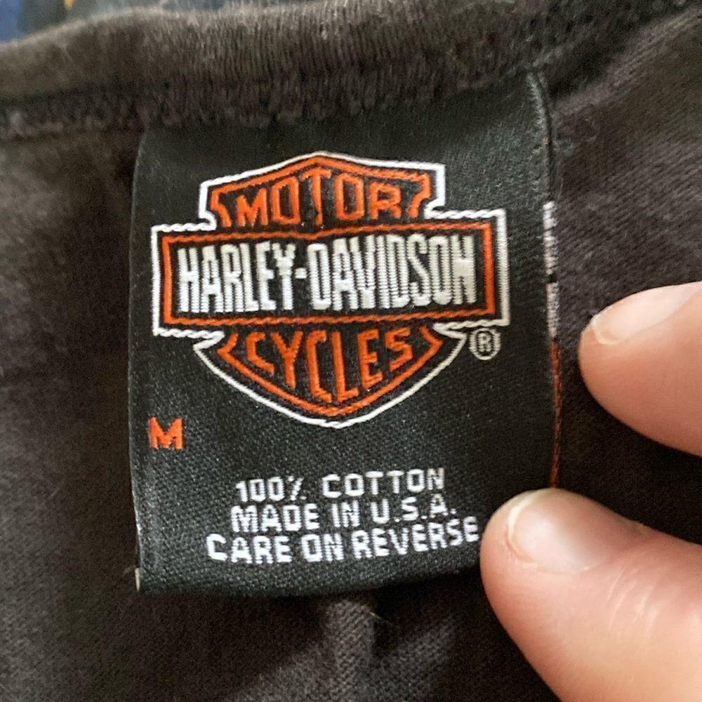 Harley Davidson Spirit HD Pittsburgh Tank Top Tee Shirt Black Medium